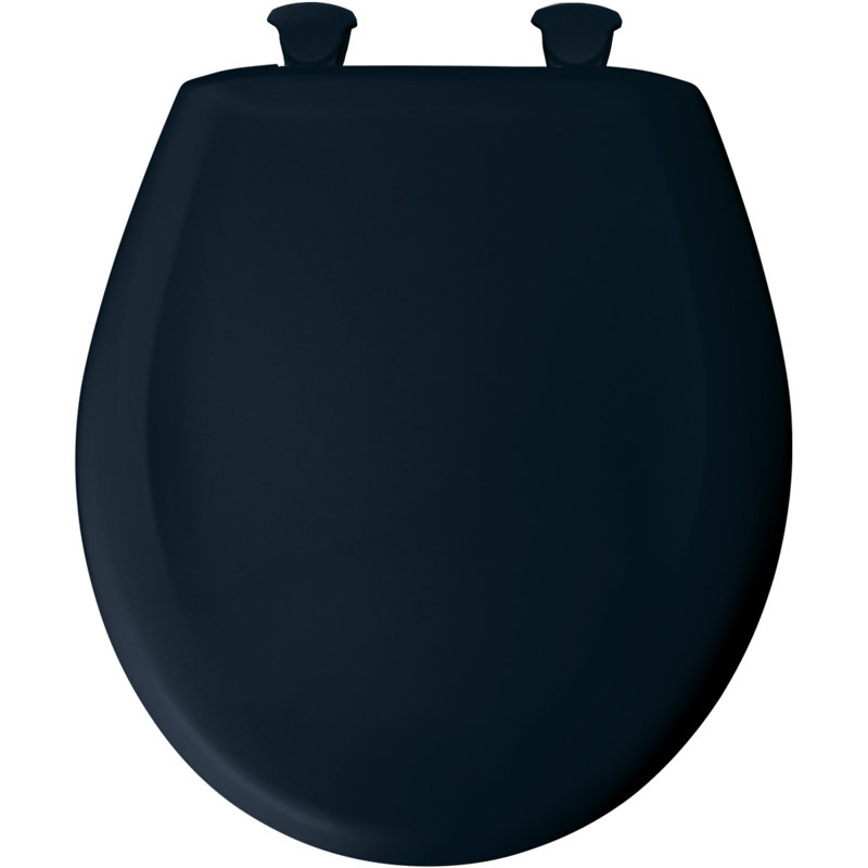 Round Toilet Seat and Lid, Navy