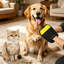 Gants d'épilation pour animaux de compagnie, jaune-131216246