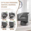 Fauteuil demi-tonneau pivotant 28 po-1150179194