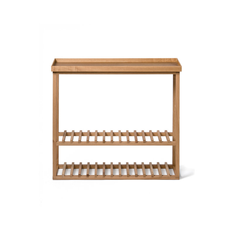Console 32 po, Naturel, Noir