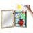 Wiedeman Kids Art Frame 10 x 12.5” with 8.5 x 11” Mat - Composite Wood with Glass (Set of 2)-1743790830