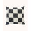 CHECKERBOARD Wool Lumbar Pillow Cover