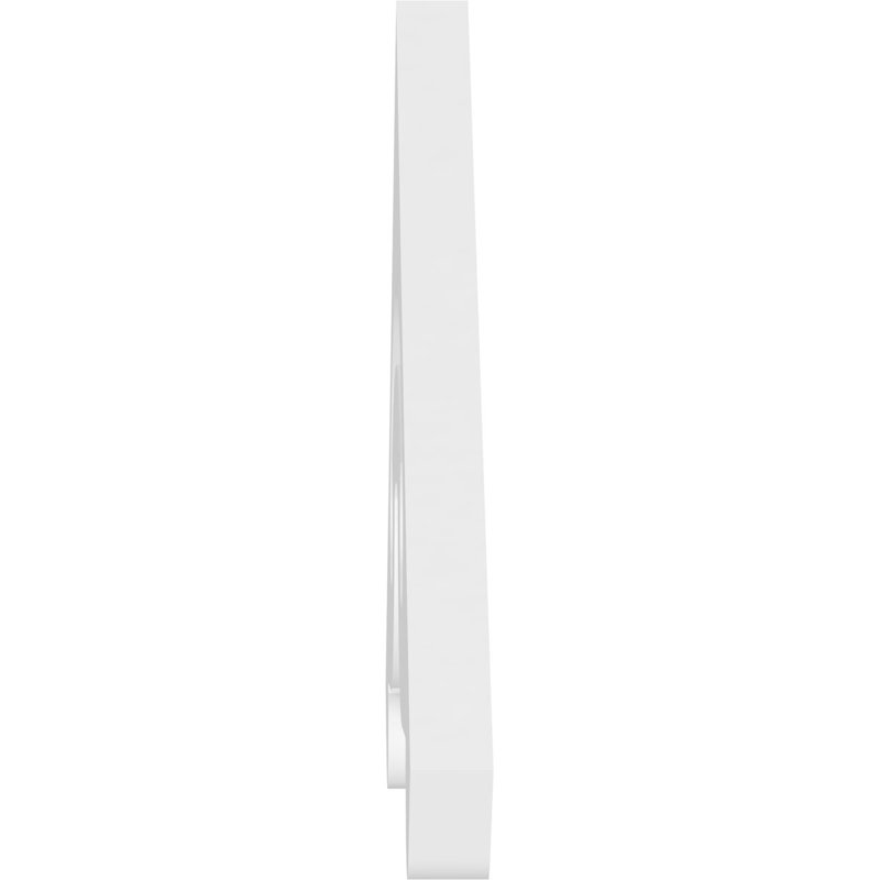 Pignon en PVC de qualité architecturale Northwest, H 10 po x l 48 po x P 1 po, 5 / 12