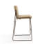 Tabouret de comptoir Madison en cuir synthétique miel-1236795764