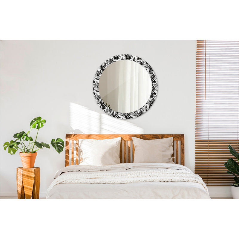 Huldar Glass Flat Wall Mirror