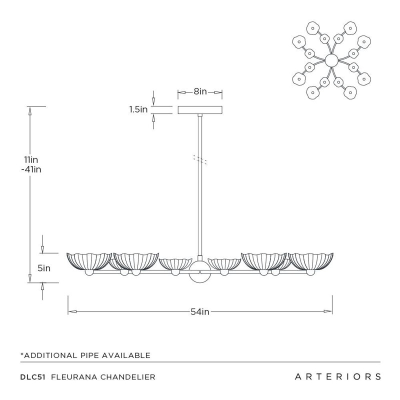 Fleurana Chandelier