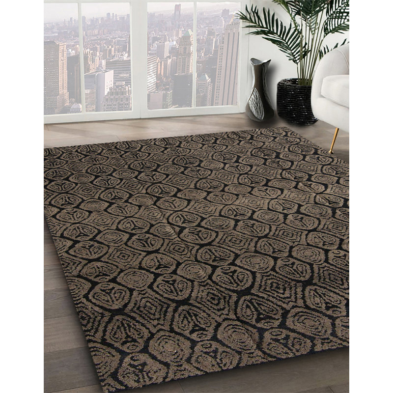 Tapis abstrait moderne 5130, Carré 3 pi