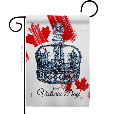 Ensemble de drapeaux double face en polyester 18 pi x 13 po