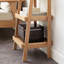 Banc de rangement Beech Bibliothèque en chêne massif pour tous les espaces. Conception à la mode, cadre stable. Polyvalent, portatif. Installation rapide. Jaune. 18,01 po de profondeur, 12,65 po de largeur, 31,67 po