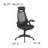 High Back Mesh Executive Swivel Office Chair with Flip-Up Arms