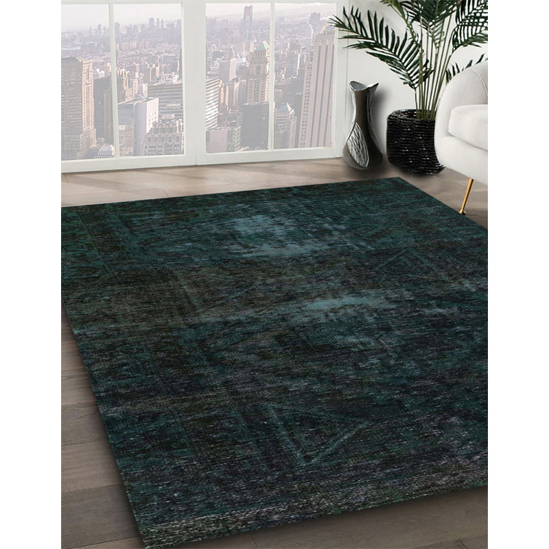 Abstract Indoor Rug, Square 8'