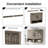 Bathroom Wall Cabinet With 2 Doors-1328393789