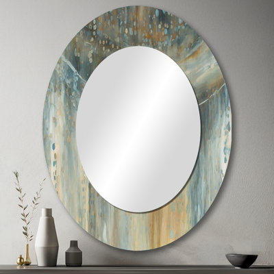 Miroir mural gris