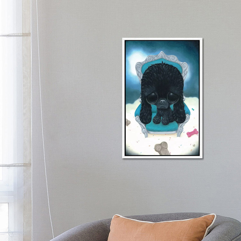 Cole 1 Piece Wall Art on Canvas, 66.04 cm H x 45.72 cm W, White Framed