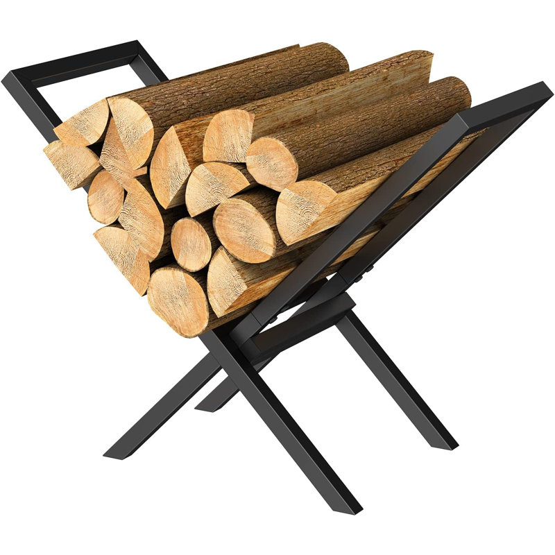 Jahniyah 23.62'' W Metal Log Rack