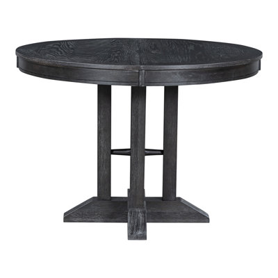 Farmhouse Dining Table Extendable Round Table