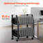 Chariot de chargement pour ordinateur portable, station de charge mobile à 32 appareils avec roues, pour tablette et ordinateur portable, écran de 15,6 po ou moins, fentes d'accès facile, contrôle de surtension, pour le bureau, la salle de classe, la bibliothèque