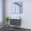 Meuble-lavabo gris 31,9 po Bali-1739144310
