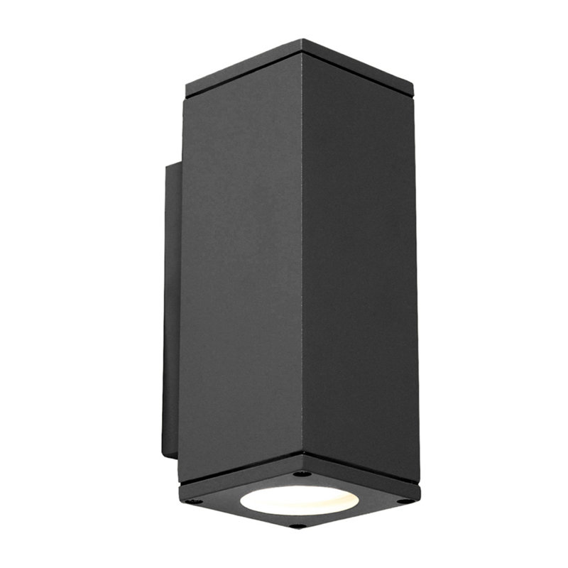 Stalvey 2 Light Outdoor Flush Mount, 3W LED GU10, Aluminium