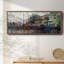 Zaandam, The Dike, Evening, 1871, reproduction d'art sur toile-92469621-95418011