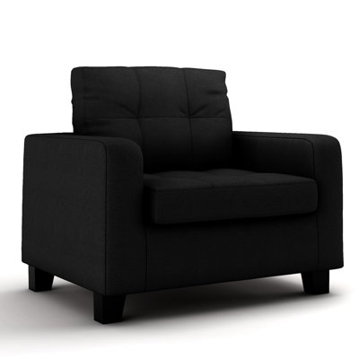 Northville Faux Leather Armchair