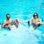 Flotteurs en tissu hamac pour piscine, 2 flotteurs gonflables multi-usages pour hamacs aquatiques (selle, chaise, hamac, dériveur), flottant pour adultes