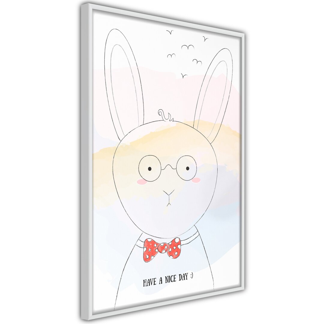 Gerahmtes Poster Polite Bunny