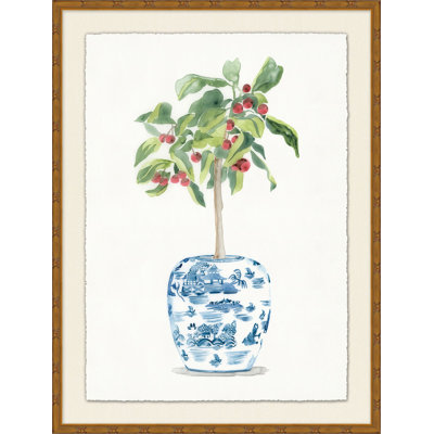 Vase à fruits Chinoiserie 3