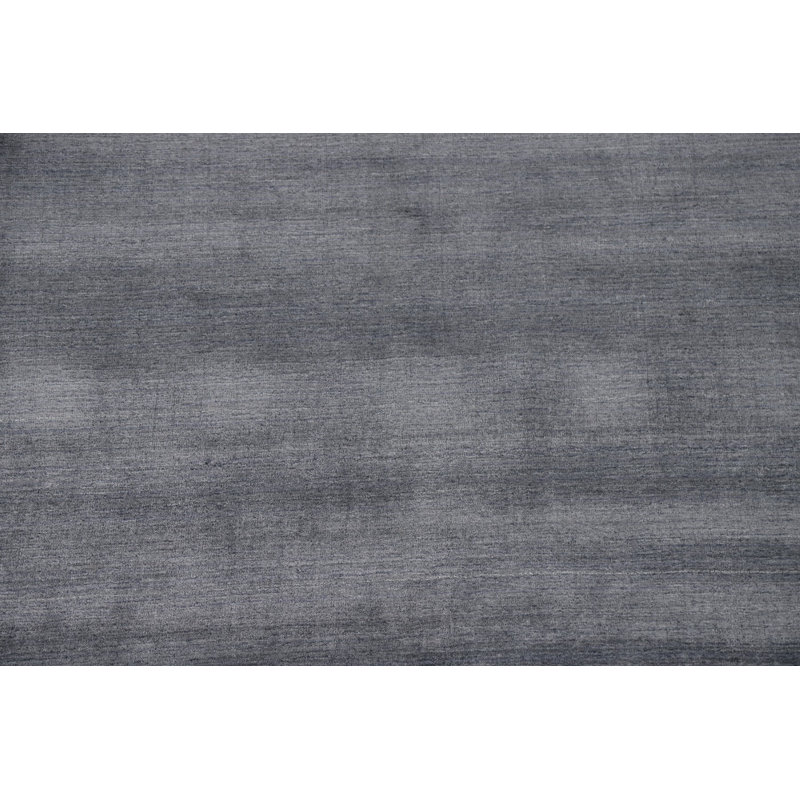 Tapis tribal gris Gabbeh 8 x 9