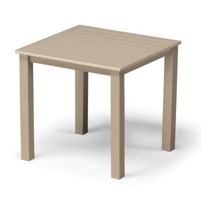 Robinett Square Metal Outdoor Side Table , 21'' in. W 21'' in. D