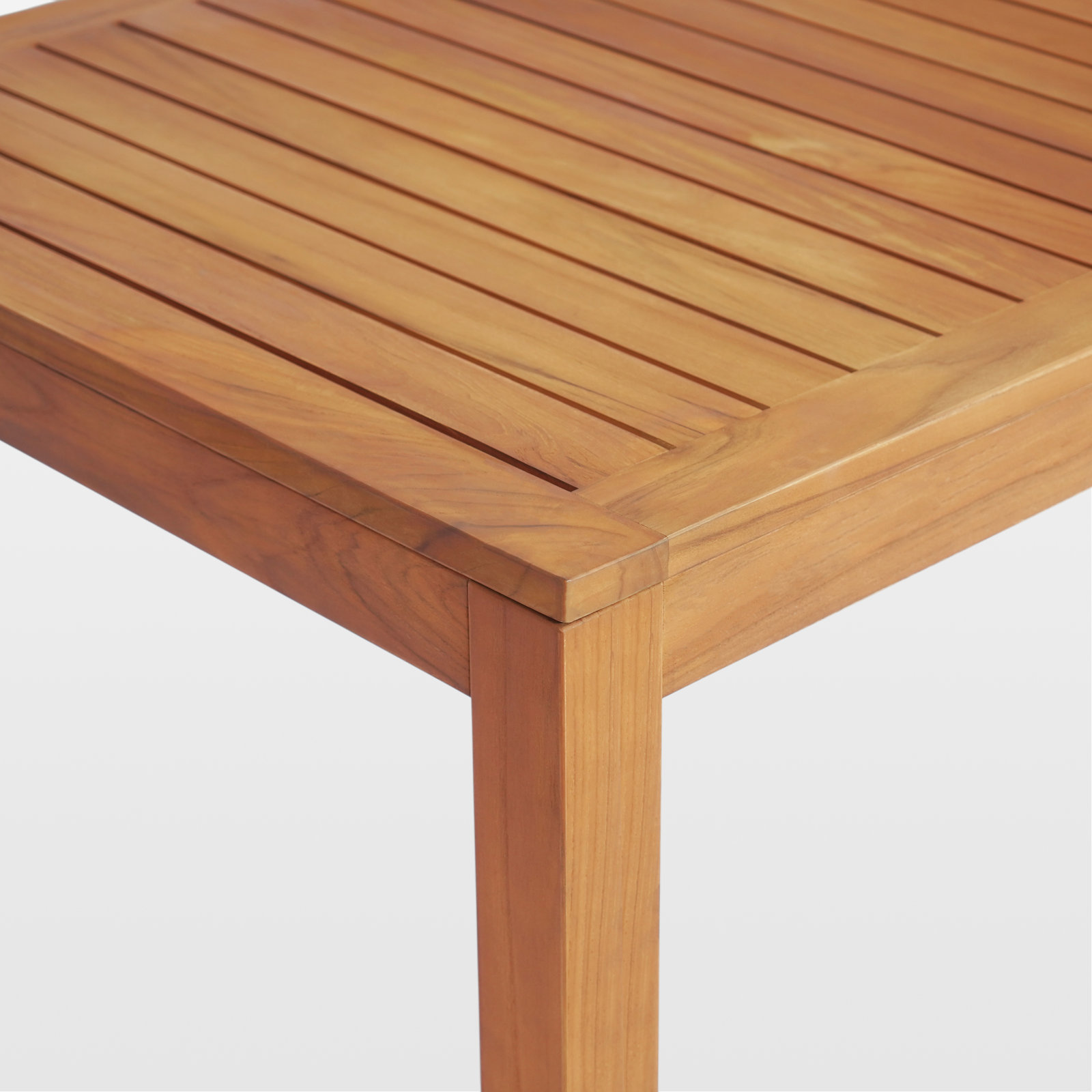 Lyon 75" Teak Patio Dining Table