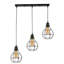 Lorford 3 - Light Brushed Silver Kitchen Island Pendant