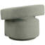 Fauteuil d'appoint pivotant rembourré Niya-89200375