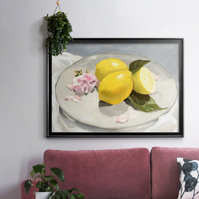 Citrons sur une assiette II