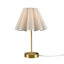 Lampe de table d'appoint à contrôle de prise et à intensité variable avec prise de courant dorée Voir ci-dessous