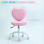 Mobilier de bureau de chambre à coucher avec siège pivotant et rose, conception réglable, poids de 7,6 kg