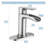 Waterfall Single Handle Bathroom Sink Faucets With Pop Up Drain-102462357
