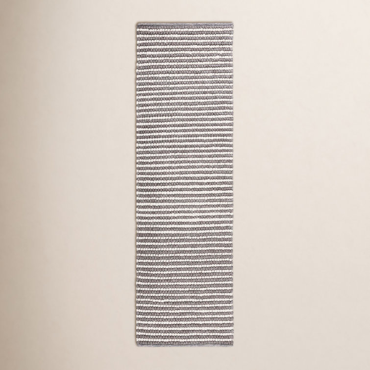 Cleodora Handmade Ivory/Dark Brown Rug