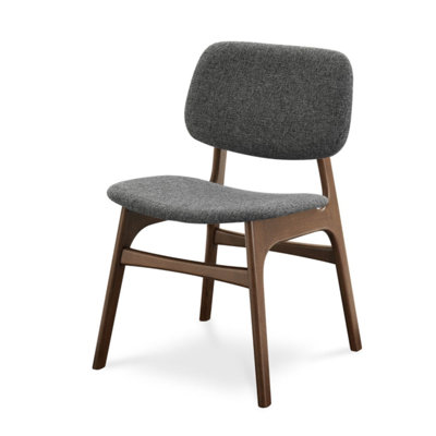 Modholic Charlie Dining Chair, Charcoal Gray