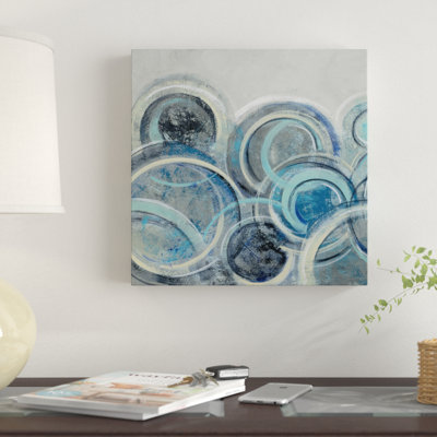 « variance blue gray ii », reproduction de peinture à l’acrylique sur toile tendue