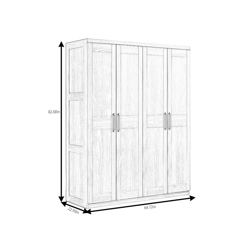 Garde-robe simple et moderne