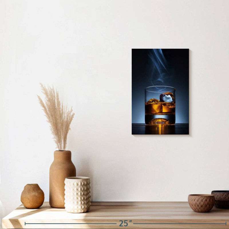 Impression sur toile Cool Whiskey, H 12 po x l 8 po x P 1 po