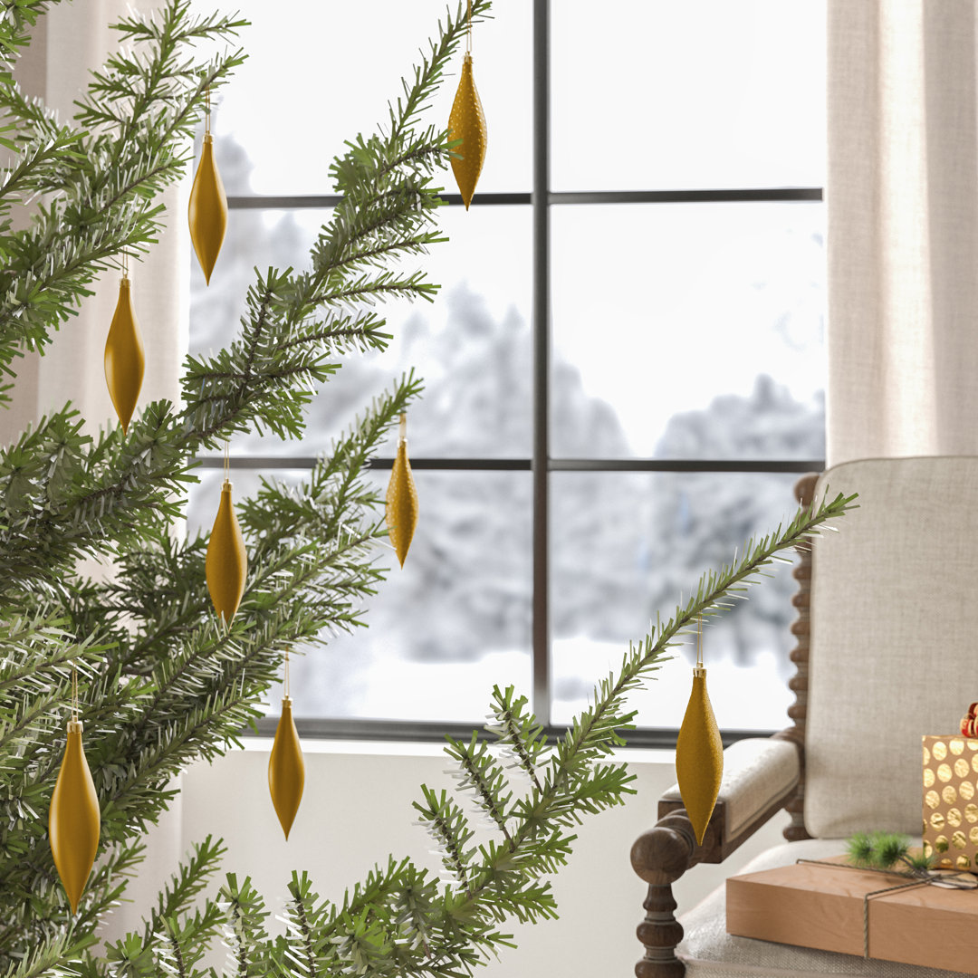 Four-Finish No Pattern Finial Ornament Freeport Park® 