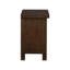 Table de chevet classique en bois brun 1pc