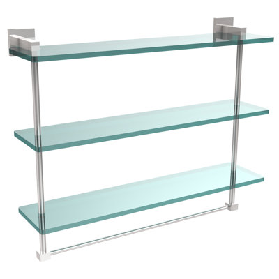 Haranu 3 Piece Tiered Shelf with Towel Bar