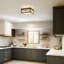 Celora 4 - Light Square Glass Bar Flush Mount Ceiling Light-114434314-114434315
