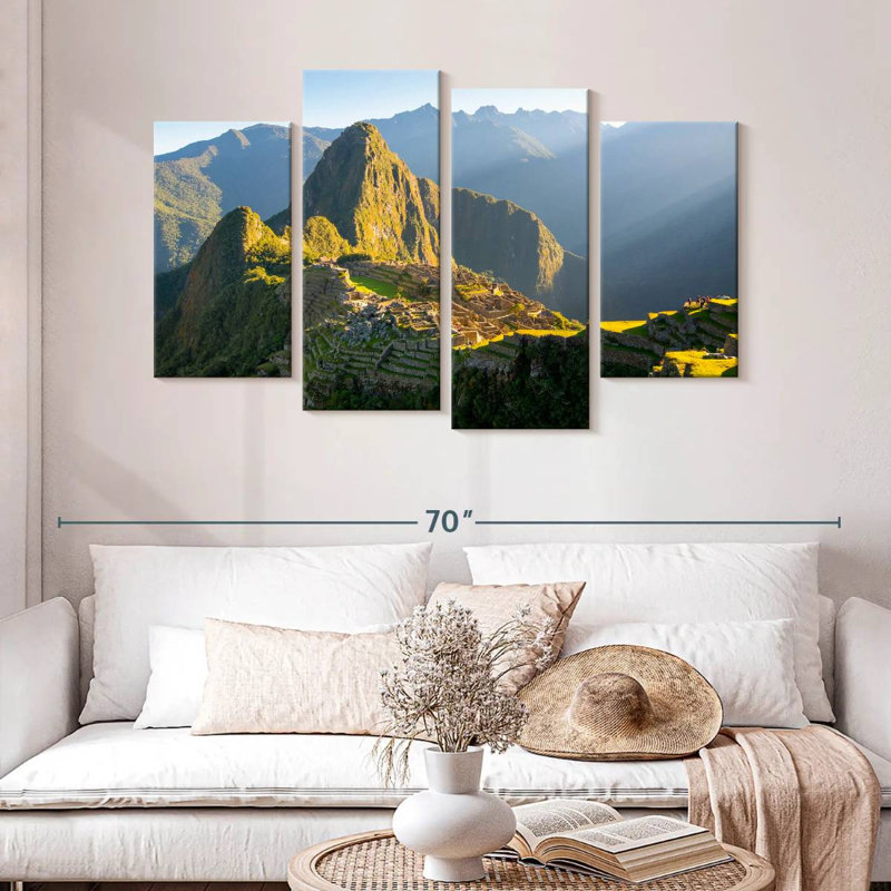 Lilie Morning At Machu Picchu, 32'' H x 52'' W