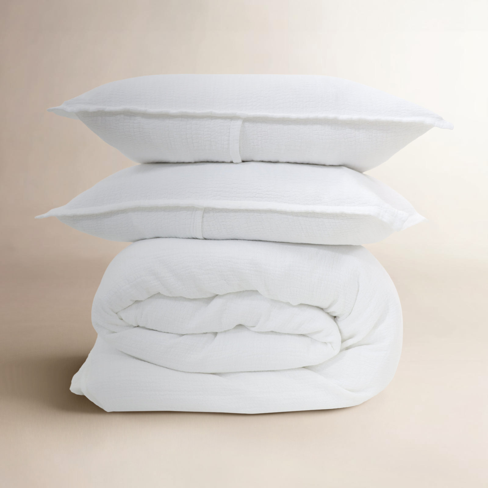 Waverly Cotton Duvet Cover Set, White, Twin Duvet Cover + 1 Standard Sham