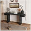 Console très large 66 "en placage de bois véritable-1614180666