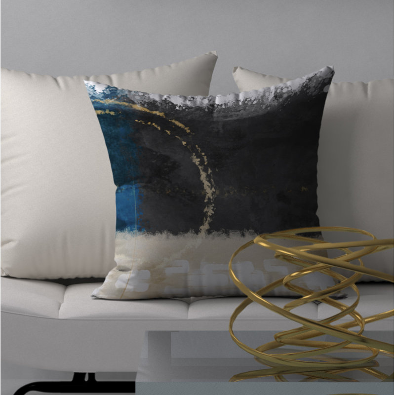 Magnifique housse et insert de coussin carré Nutritious, 18 po x 18 po